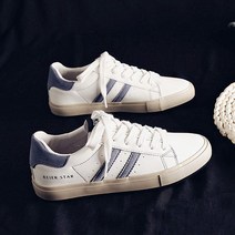 요나걸 여성 운동화 플랫운동화 단화 스니커즈 유행없이 매시즌 즐기기 좋은 패션운동화 레트로 스타일 사계절 여자운동화 + 양말증정