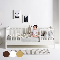 까사레브 빌리 데이베드 가드 B형 슈퍼싱글 침대 프레임, 네추럴