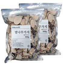 다누푸드 국산 벌나무 굵은 가지 슬라이스 산청목, 2개, 600g