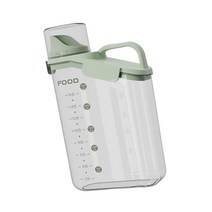 WENYAN 2.8L 쌀 배럴 곡물 디스펜서 다기능 스토리지 컨테이너 식품 곡물 컨테이너 컨테이너 스토리지 컨테이너 과일, PP, 녹색