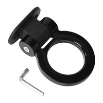 차량견인고리 승용차견인고리 자동차 장식용 트레일러 후크 레이싱 링/삼각형 스타일 자동 앞뒤 범퍼 견, [04] Ring Black