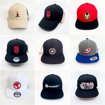 마블 정품 아이언맨 스파이더맨 볼캡 스냅백 9종