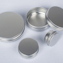 달자샵 튼튼 실용적 원형 틴케이스 3P 다용도 소품 보관 립밤 만들기 휴대용 공병 케이스, 100g, 3Pcs