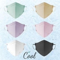 헬스키퍼 쿨 (Cool) 여름용 시원한 마스크 유아 키즈 온가족 소형 초소형 마스크 국내생산 (5매), 대형(L), KF-AD 화이트 5매