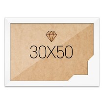 보석십자수액자 30x50 고급형 우드 화이트, 단품
