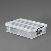 코멕스 정리의신 네오박스 270 27L 플라스틱 리빙박스 침대밑수납장 옷장안 플라스틱수납장 레고 장난감 펜트리, 1개