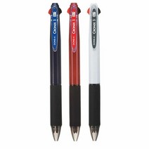 동아 크로닉스 3색 볼펜 0.7mm 청색 다스 12개입 편한볼펜 필기, 단품