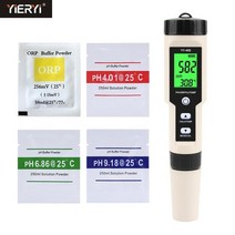 PH 수질 측정기 어항 수족관 Yieryi 휴대용 용존 수소 H2 미터 디지털 pH Orp 테스터