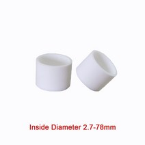 2.8mm-78.5mm 실리콘 고무 라운드 캡 의자 가구 피트 파이프 튜브 엔드 커버 더스트 씰 보호 가스켓 화이트, 01 White_43 58.5mm-1pcs