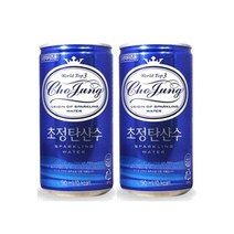 초정리탄산수 190mlx60캔구성, 190ml, 60개