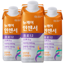 암환자 영양식 대상웰라이프 뉴케어 인핸서 프로 1.2 165ml 24팩