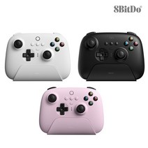 8BitDo 얼티메이트 컨트롤러/무선 게임 컨트롤러/무선 조이스틱 패드/충전독포함/2.4G/무료배송, 2.4G버전-핑크