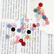 파스텔 미니단추 원형6mm 인형단추 인형옷만들기, 20연카기
