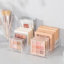 사이드오픈 아크릴 색조 화장품 팩트 립스틱 정리함 3size, L사이즈(8칸)