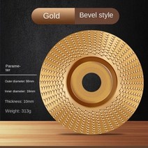 목공 트리머 보링기 16MM Bore Woodworking Grinding Wheel Rotary Disc Abrasive Angle Accessories, 07 100mm Gold C