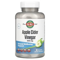 KAL 애플 사이다 비니거 500mg 츄어블 60개입 Apple Cider Vinegar