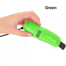 범용 미니 키보드 진공 청소기 USB 충전 휴대용 노트북 모니터 브러시 먼지 청소 키트 컴퓨터 액세서리, CHINA_green