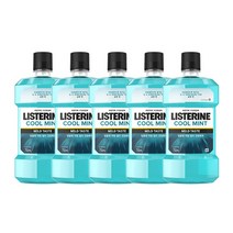 리스테린 쿨민트 마일드 구강청결제, 750ml, 4개
