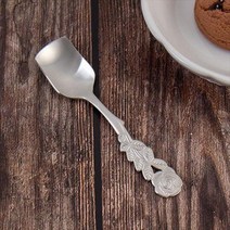 바보사랑 빈티지 테이블 로즈 아이스크림스푼 1개.콕닷컴