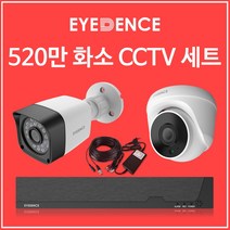 아이던스 520만화소 CCTV 세트 자가설치 실내 방범용 가정용 감시카메라, 520만화소 실내 1세트 (30M케이블+어댑터)