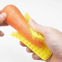 구부릴 수 감자 무 과일 및 야채 청소 브러시부엌 싱크대 틈새 청소 브러시다기능 브러시, 색상 랜덤, 뒤에