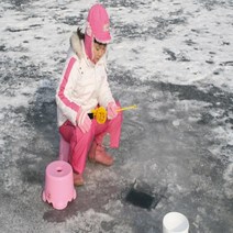 편리한빙어낚시대 겨울 미니낚시대 어른 아이 빙어축제, 상품선택, 낚시대+황동미끼