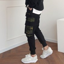 [당일출고] 빅사이즈 카모 밀리터리 스트릿 카고 조거팬츠