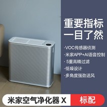 기 샤오미 집 공기청정기 4pro 필터 가정용 애완동물 포름알데히드 항바이러스 정화기 1212, 05 요네 공기청정기X