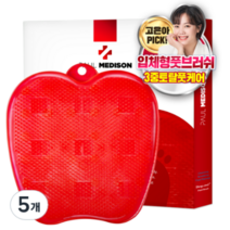 폴메디슨 딥레드 풋브러쉬, 1개입, 10개