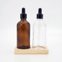 [이서지니]갈색 유리 공병 검정 금속캡 스포이드 아로마 오일 화장품 100ml, MB_스포이드100ml_갈색