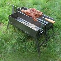 통돼지 바베큐 통바베큐 기계 야끼 화로 자동 그릴 회전 숯불 구이 랙