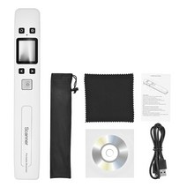 북 스캐너 비파괴북스캔 Wifi 1050 인치 당 점 고속 휴대용 지팡이 문서 및 이미지 스캐너 A4 크기 JPG/PDF Formate LCD 디스플레이 비즈니스 Reciepts, [01] WIFI Scanner