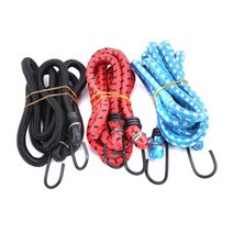 달자샵 1+1 자전거 오토바이 짐 보관 고리 고정 끈 다용도 고무 후크 로프, 1Pcs+1Pcs, 렌드