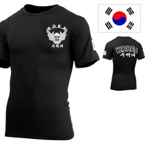 어택존 반팔 쿨론 수색대 검정 티셔츠 로카 군인 반 면 기능성 남자 쿨 티