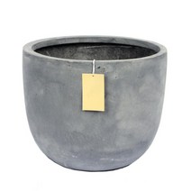 시멘트 플라스틱 카페 FRP화분 37x30cm 빈화분 플랜트, 물구멍X