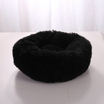 강아지 방석 쿠션 슈퍼 소프트 개 침대 플러시 고양이 매트 대형견 래브라도 하우스 라운드 애완 동물 제품 액세서리, Pink_40CM