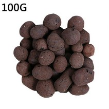 100g 팩 세라믹 수경 토양 음이온 도자기 탄소 공 영양소 유기 확장 점토 자갈 식물 양식 DA