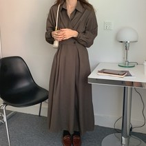 타니즈 테론 셔츠 랩원피스