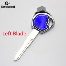 바이크 오토바이 키 교체 1 개 혼다 호환 100 125 150 c 스쿠터 자기 제어 잠금 자석, [03] 1P Left Blue color