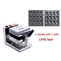 TAGOJA 동물와플 펭귄 코끼리 타이야키 카페 레스토랑 스트릿푸드, 220V, 유럽 연합, 미니곰