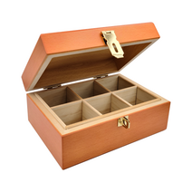 에스엠프린팅 원목 인장함 (중형) 6칸 칸조절 인감 인장 도장 수납함 보관함