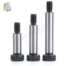 M5 M6 M8 M10 직경 = 6 8 10 12mm 등급 12.9 강철 육각 육각 소켓 캡 헤드 숄더 롤러 베어링 나사 볼트 고, 10 25mm, 01 M10 shoulder dia12mm