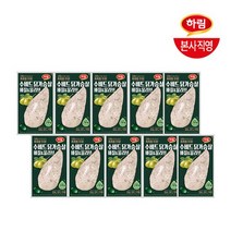 하림 [하림]하림 냉장 수비드 닭가슴살 바질올리브 100g 10팩, 1개