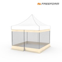 프리폼 캐노피천막 2X2 풀세트 야외 실내 행사용 텐트 포장마차 테라스 바람막이 그늘막 옥상, B일체풀 2X2 베이지, 1개