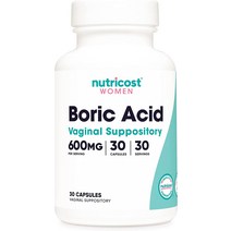여성 붕산 좌약 600mg 30캡슐 1병, 1개, 단품, 단품