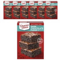 던컨하인즈 브라우니 믹스 다크 초콜릿 퍼지, 7개, 515g