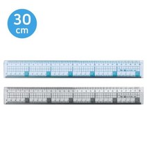 [6개묶음] 30cm 가로 세로 방안자 사무용품 문구용품 yoki03*60583956hQ, 랜덤