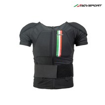AGV ECHO SHORT SLEEVE SS1/쇼츠슬리브/바이크 보호대, 에코 쇼츠 슬리브 SS1, 그레이/오렌지 XL