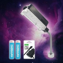원동쓰 자석 부착 34구 LED 충전식 자바라 작업등 고광량 충전지 분리형, 혼합색상, 1개