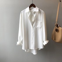 아이엠몽 여성 루즈핏 와이셔츠 프로독